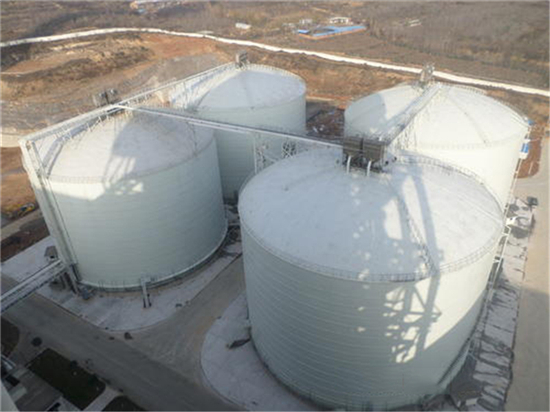 辽宁5000吨立式粉煤灰储存罐